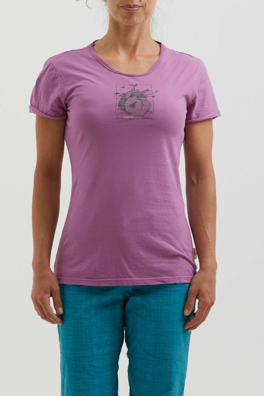 E9 Lovenature Light-Malva Camiseta