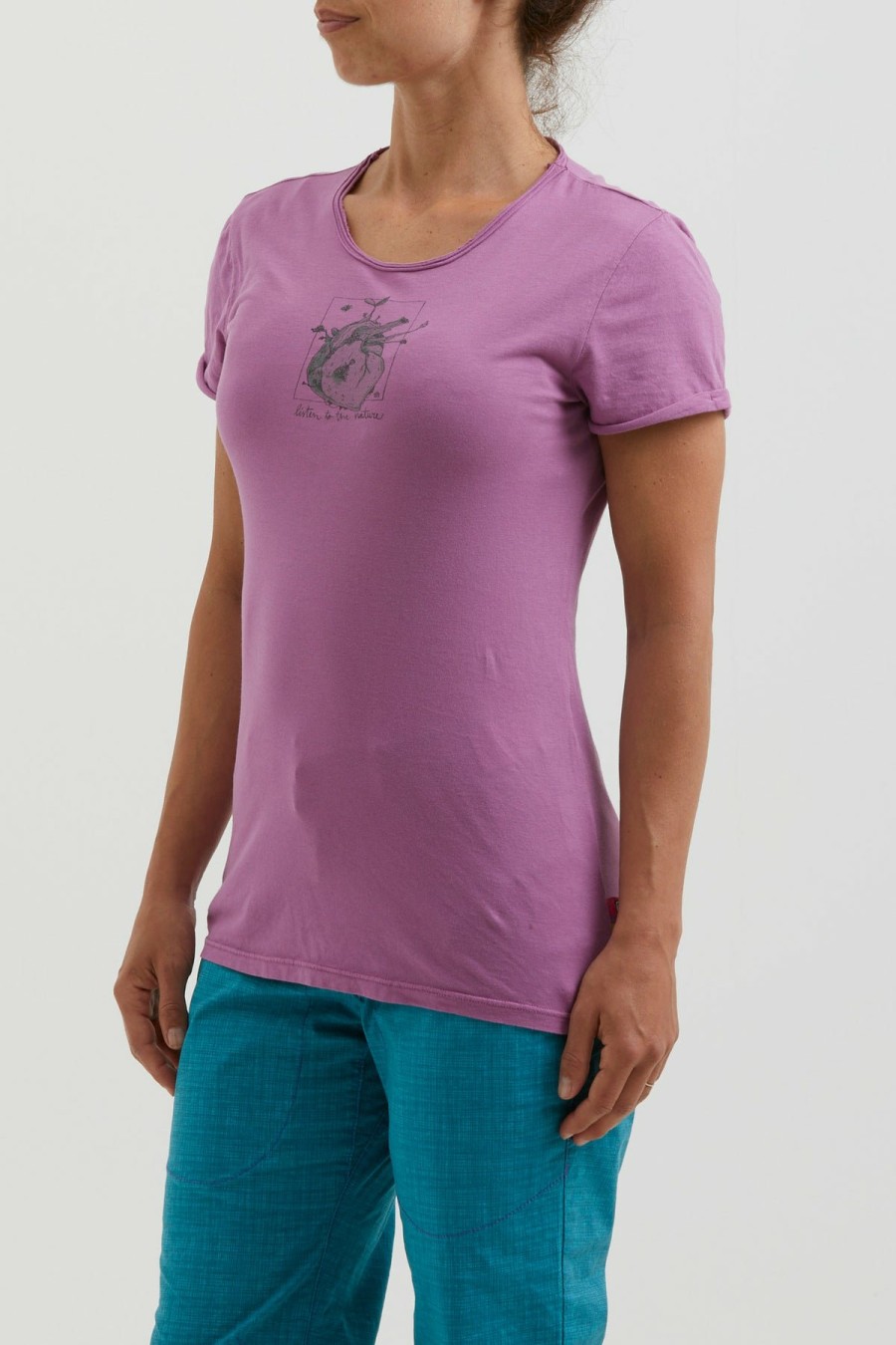 E9 Lovenature Light-Malva Camiseta