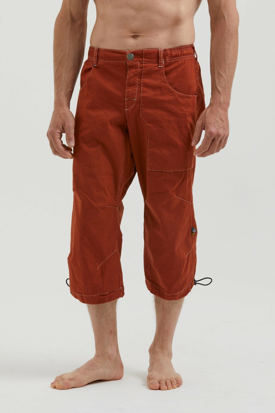 E9 Fuoco Flax 3/4 Red-Clay Bermudas