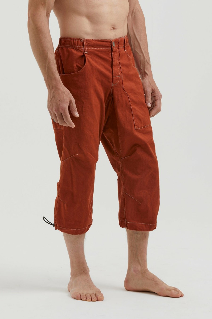 E9 Fuoco Flax 3/4 Red-Clay Bermudas