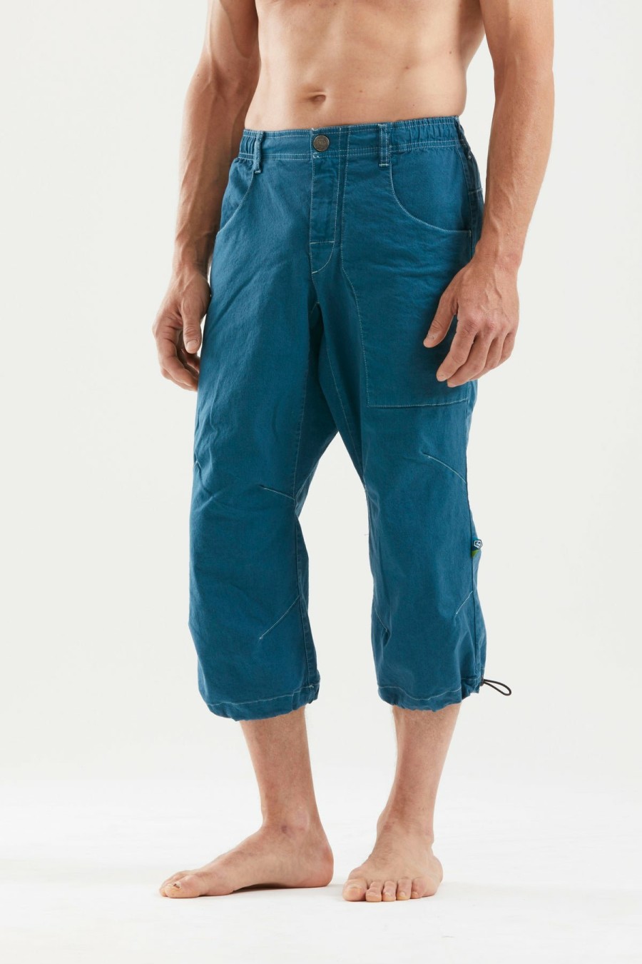 E9 Fuoco Flax 3/4 Deep-Bue Bermudas